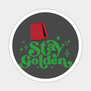 Stay golden stay moroccan Magnet